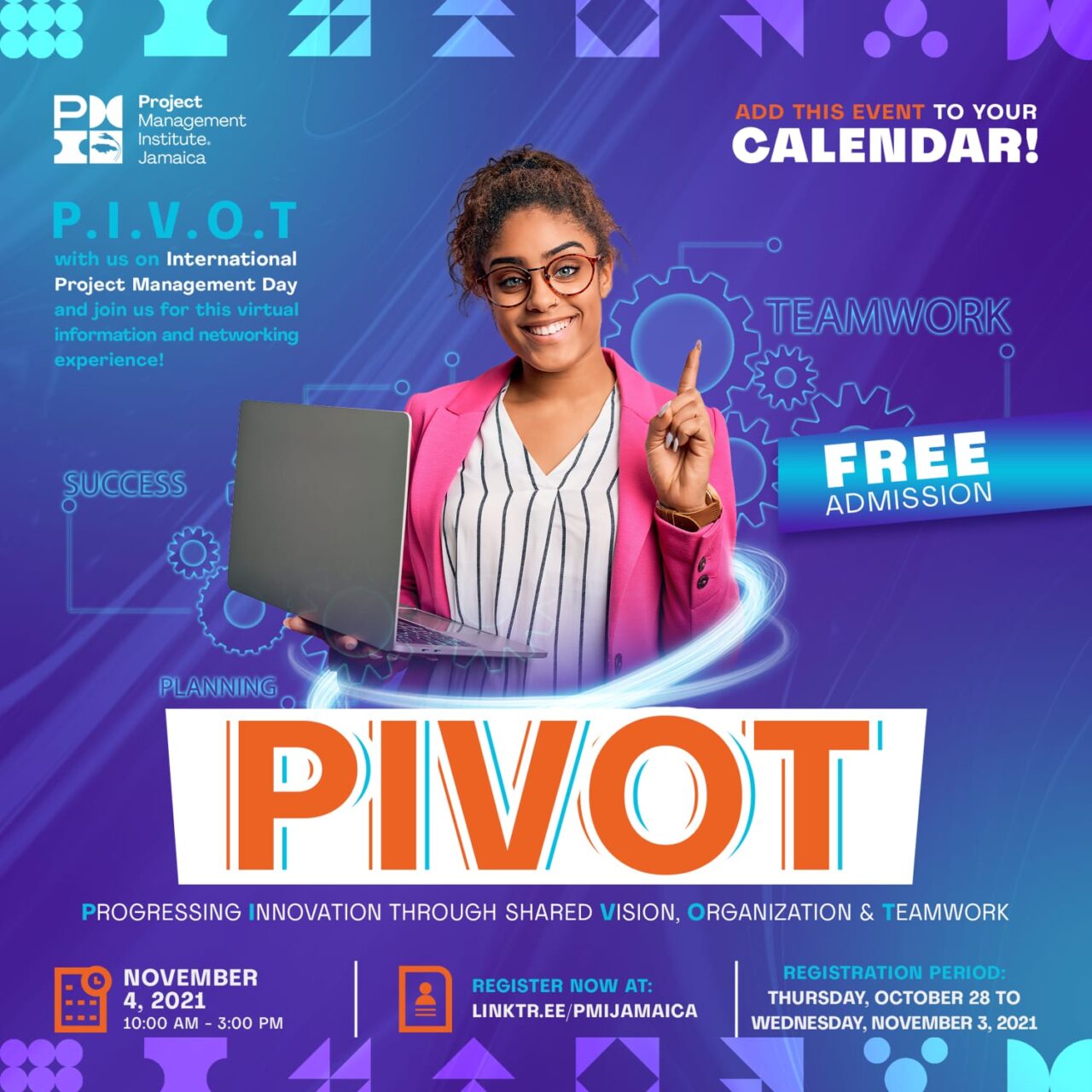 P I V O T International Project Management Day 2021 PMI Jamaica